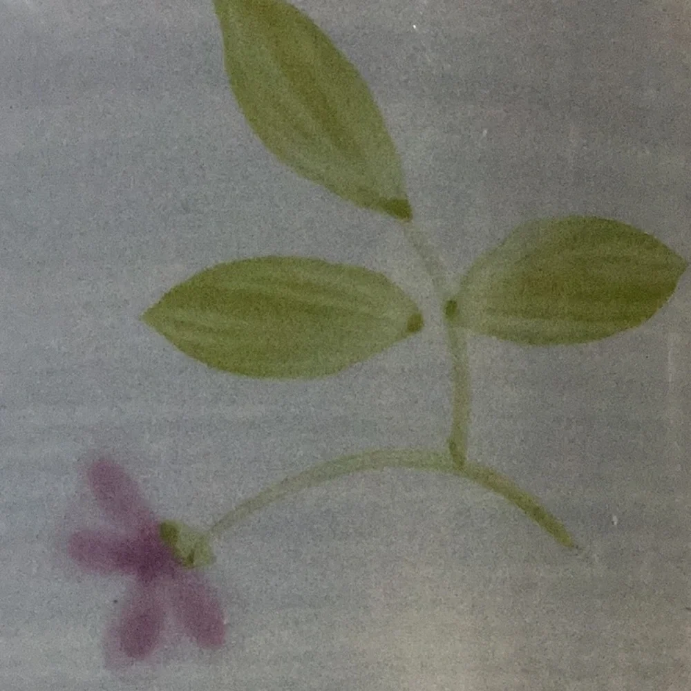 Pier 1 Charming Purple Flowers Violets Lilac Blossoms Vintage Latte‎ Coffee Mug